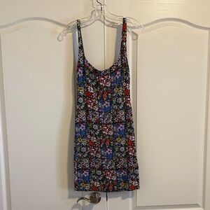 Urban Outfitters Floral Print Sleeveless Mini Dress